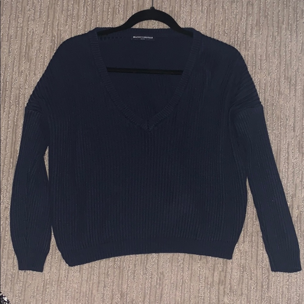 Navy brandy sweater